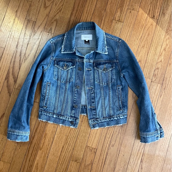 Current / Elliot The Baby Trucker Denim Jean Jacket - Small Size 1 - Grassland - Picture 5 of 11